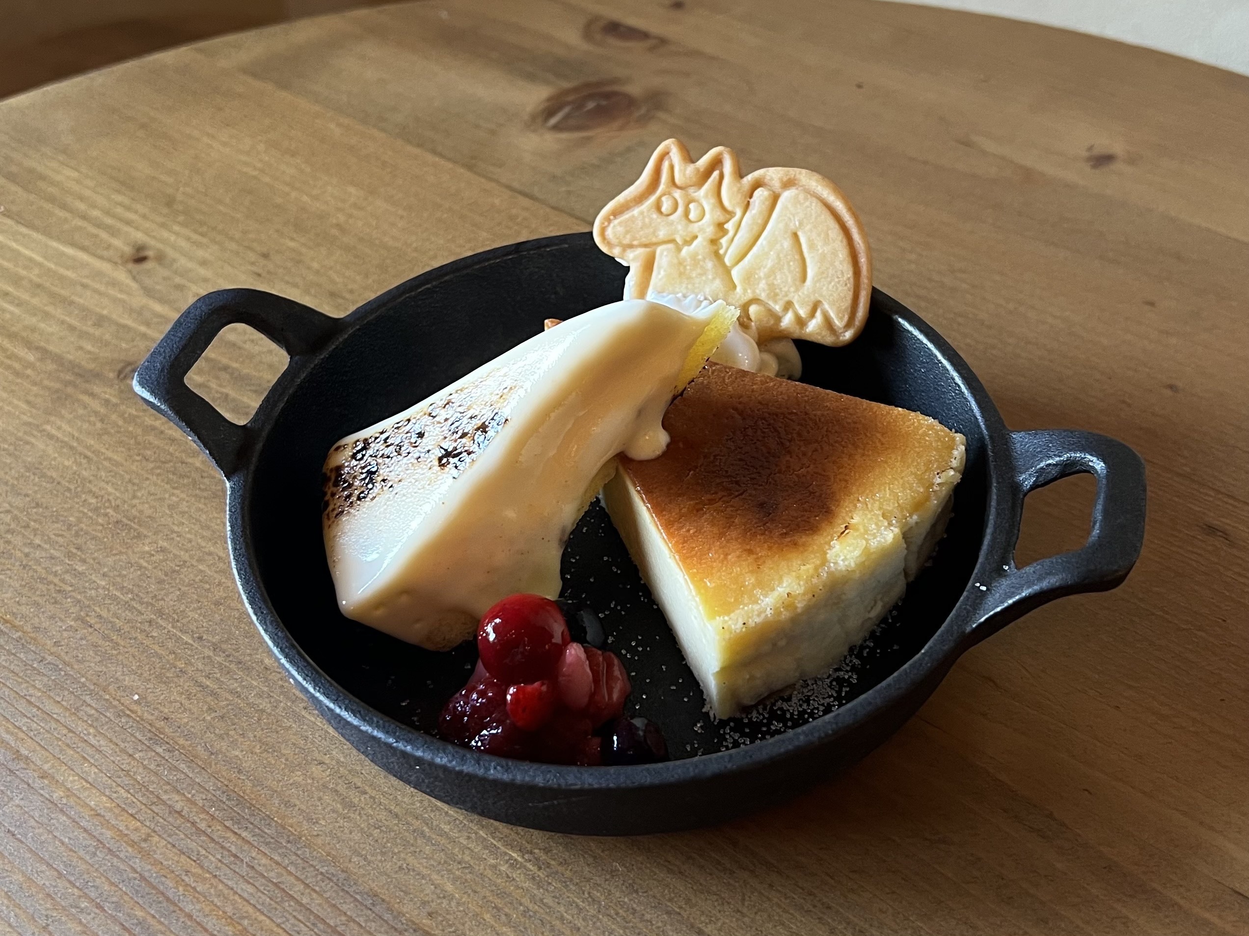 2種の炙りチーズケーキ